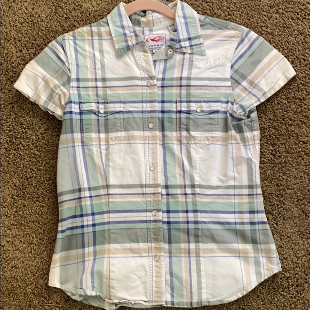 Women’s Western Pearl Snap Short Sleeve Shirt